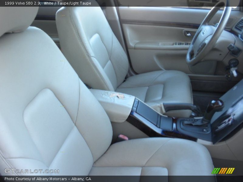 White / Taupe/Light Taupe 1999 Volvo S80 2.9