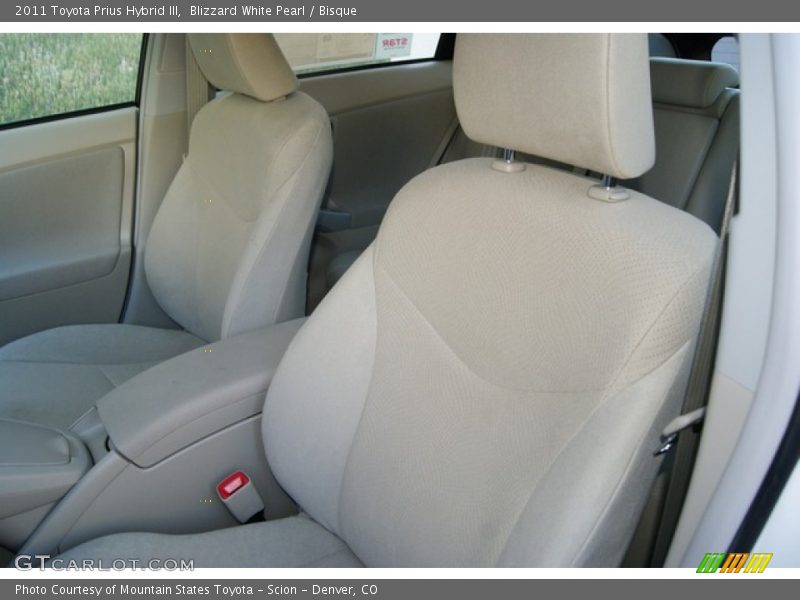 Blizzard White Pearl / Bisque 2011 Toyota Prius Hybrid III