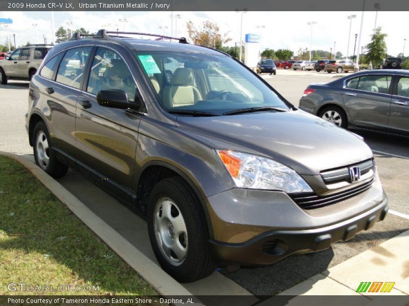 Urban Titanium Metallic / Ivory 2009 Honda CR-V LX