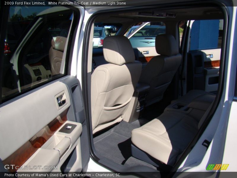 White Platinum Tri-Coat / Medium Light Stone 2009 Ford Flex Limited