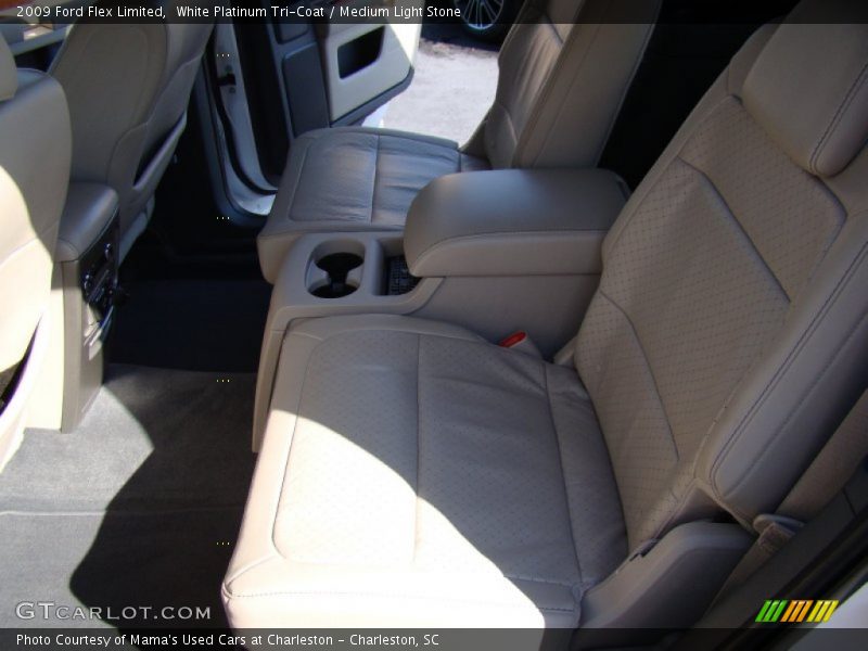 White Platinum Tri-Coat / Medium Light Stone 2009 Ford Flex Limited