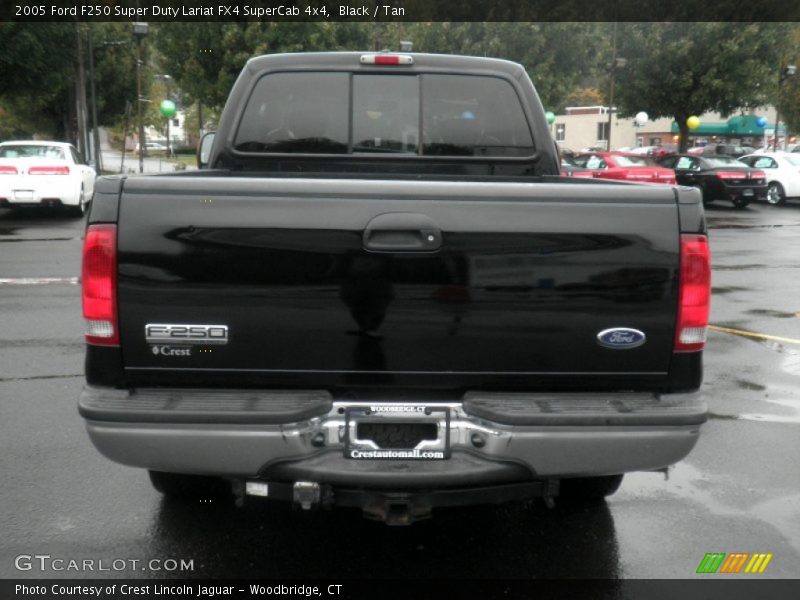 Black / Tan 2005 Ford F250 Super Duty Lariat FX4 SuperCab 4x4