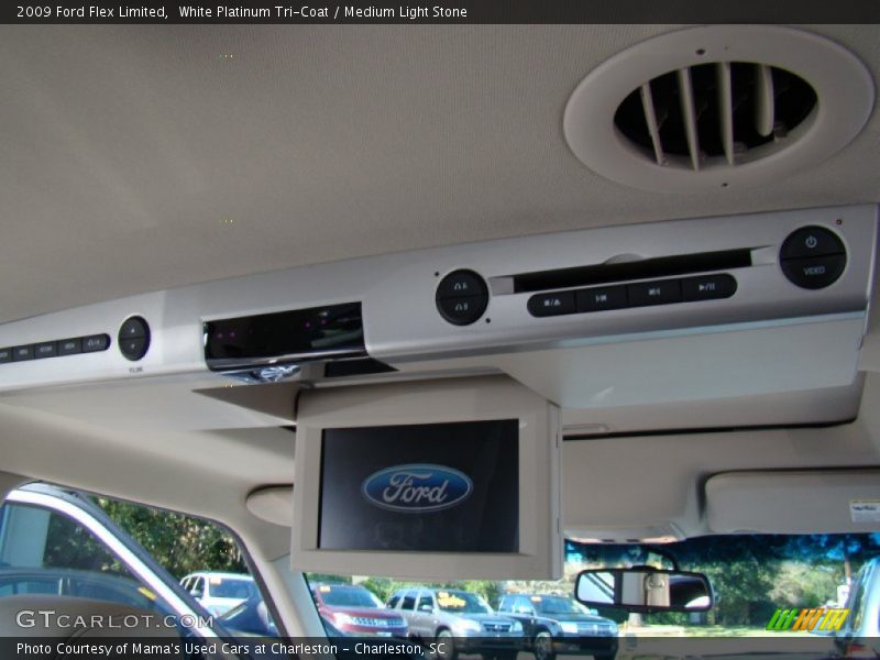 White Platinum Tri-Coat / Medium Light Stone 2009 Ford Flex Limited