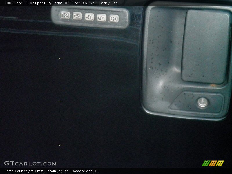 Black / Tan 2005 Ford F250 Super Duty Lariat FX4 SuperCab 4x4