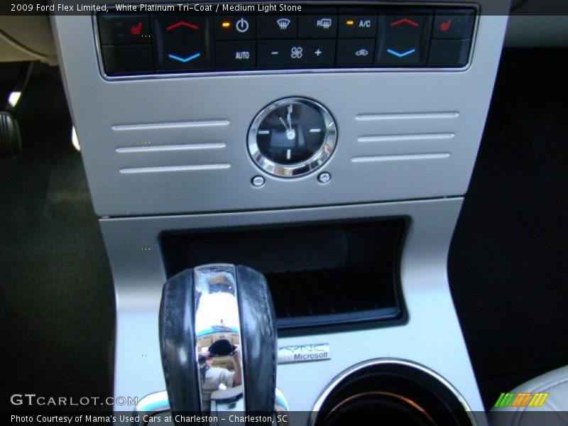 White Platinum Tri-Coat / Medium Light Stone 2009 Ford Flex Limited