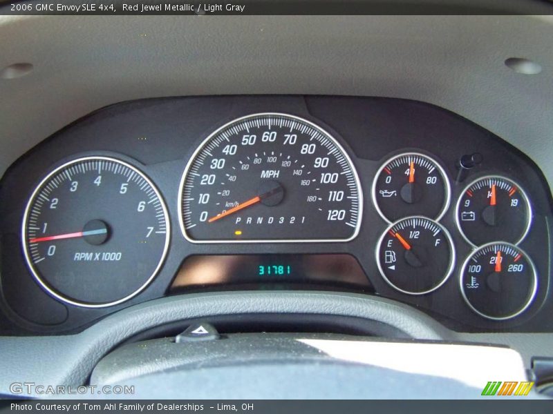 Red Jewel Metallic / Light Gray 2006 GMC Envoy SLE 4x4