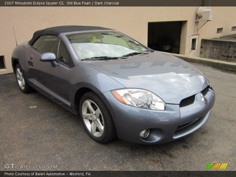 Still Blue Pearl / Dark Charcoal 2007 Mitsubishi Eclipse Spyder GS