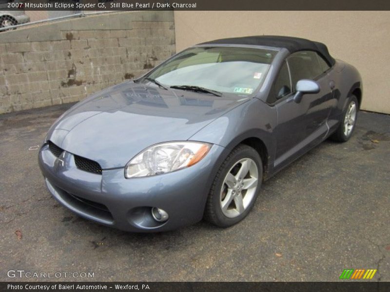 Still Blue Pearl / Dark Charcoal 2007 Mitsubishi Eclipse Spyder GS
