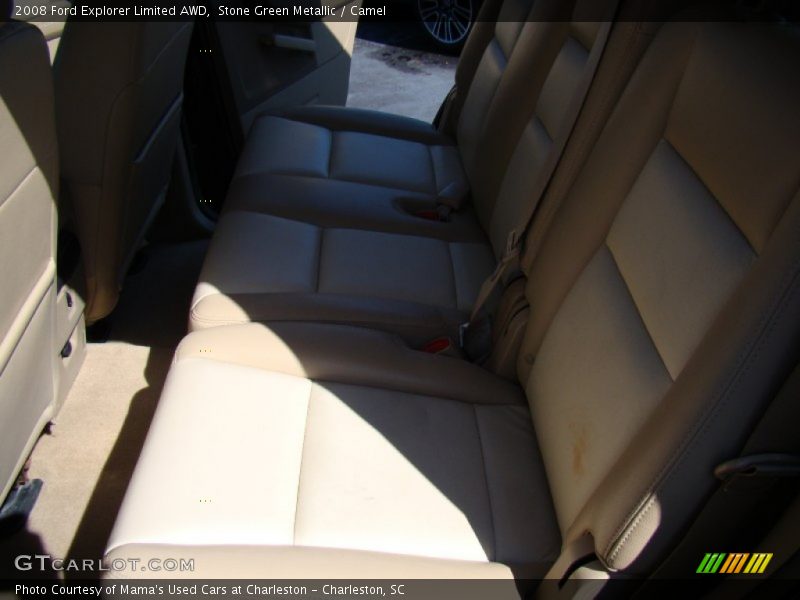 Stone Green Metallic / Camel 2008 Ford Explorer Limited AWD