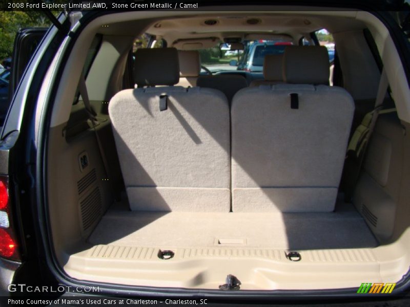 Stone Green Metallic / Camel 2008 Ford Explorer Limited AWD