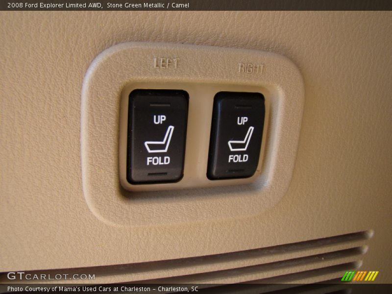 Stone Green Metallic / Camel 2008 Ford Explorer Limited AWD