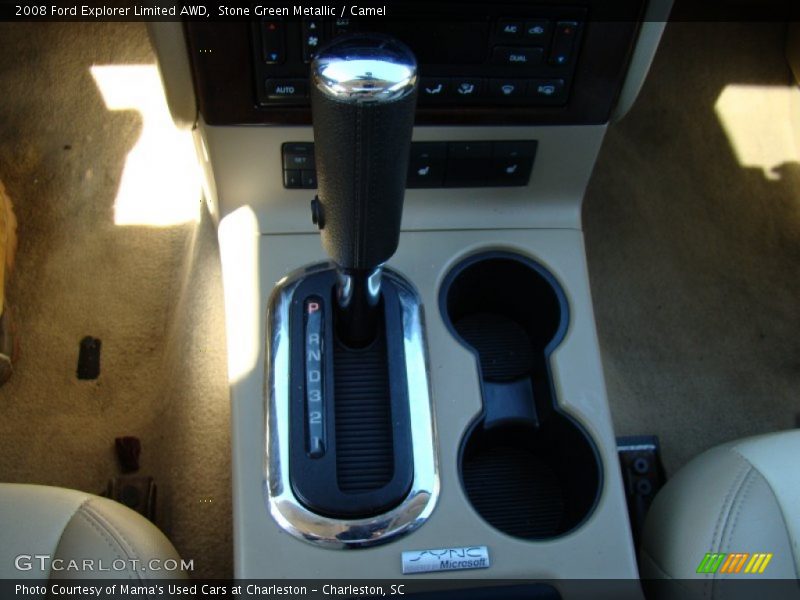 Stone Green Metallic / Camel 2008 Ford Explorer Limited AWD