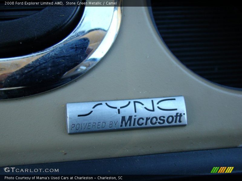 Stone Green Metallic / Camel 2008 Ford Explorer Limited AWD