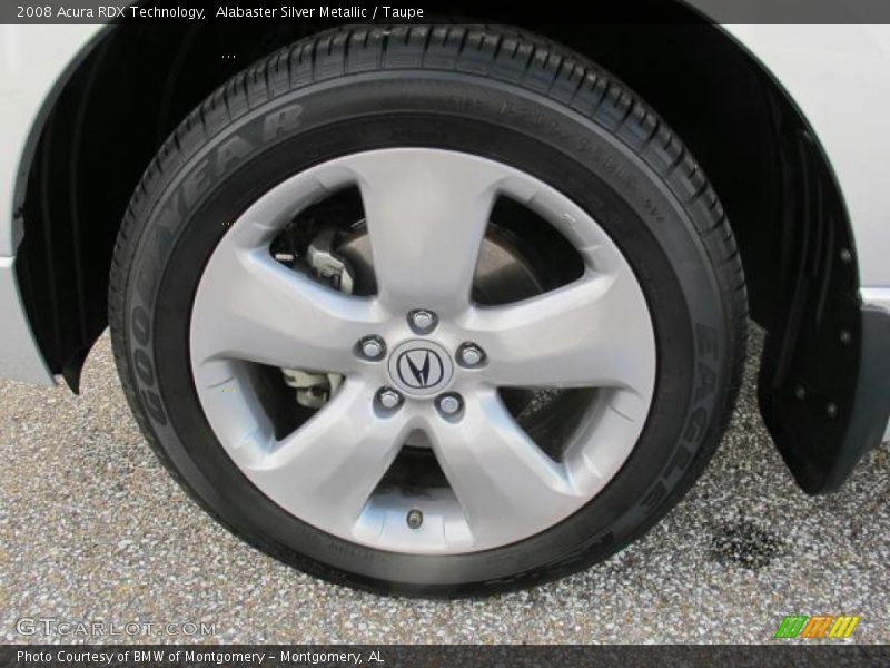 Alabaster Silver Metallic / Taupe 2008 Acura RDX Technology