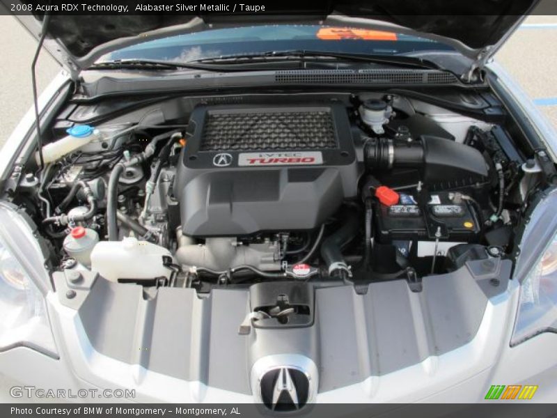 Alabaster Silver Metallic / Taupe 2008 Acura RDX Technology