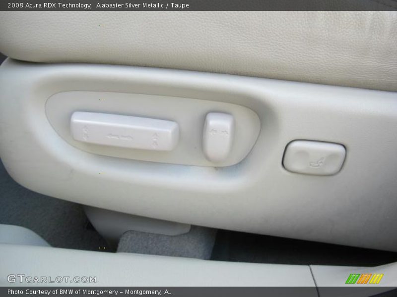 Alabaster Silver Metallic / Taupe 2008 Acura RDX Technology