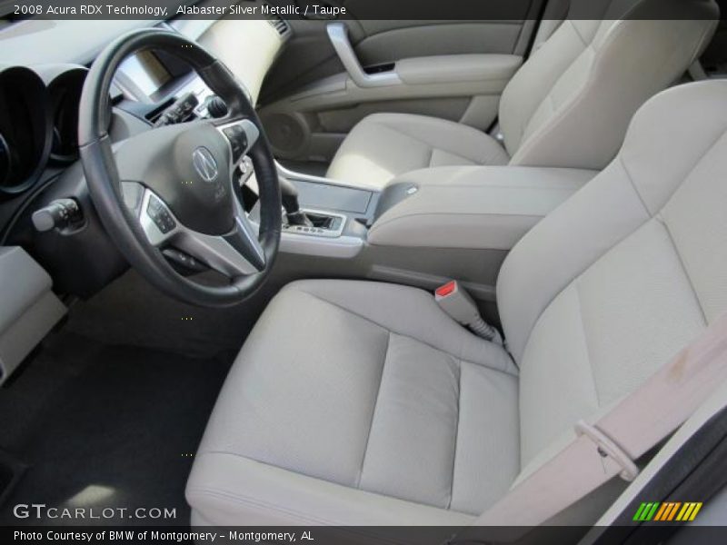 Alabaster Silver Metallic / Taupe 2008 Acura RDX Technology