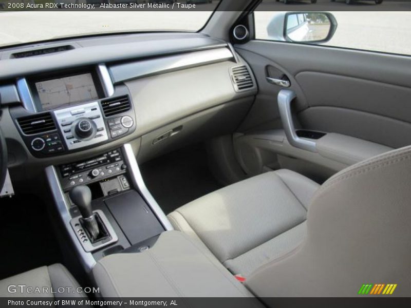 Alabaster Silver Metallic / Taupe 2008 Acura RDX Technology