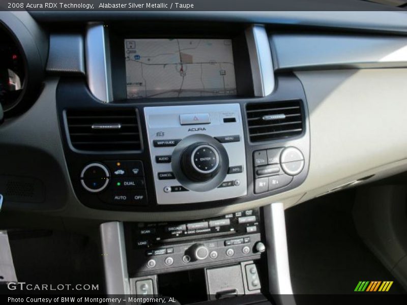 Alabaster Silver Metallic / Taupe 2008 Acura RDX Technology