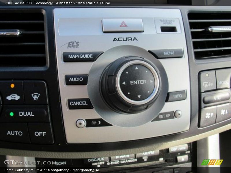 Alabaster Silver Metallic / Taupe 2008 Acura RDX Technology