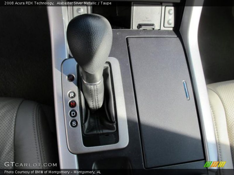 Alabaster Silver Metallic / Taupe 2008 Acura RDX Technology