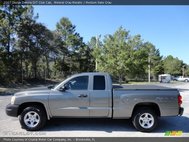  2007 Dakota SXT Club Cab Mineral Gray Metallic