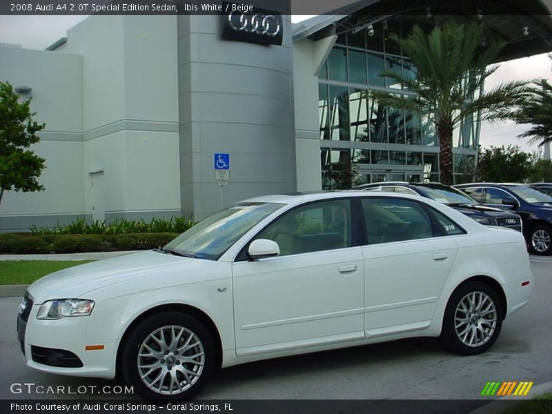 Ibis White / Beige 2008 Audi A4 2.0T Special Edition Sedan