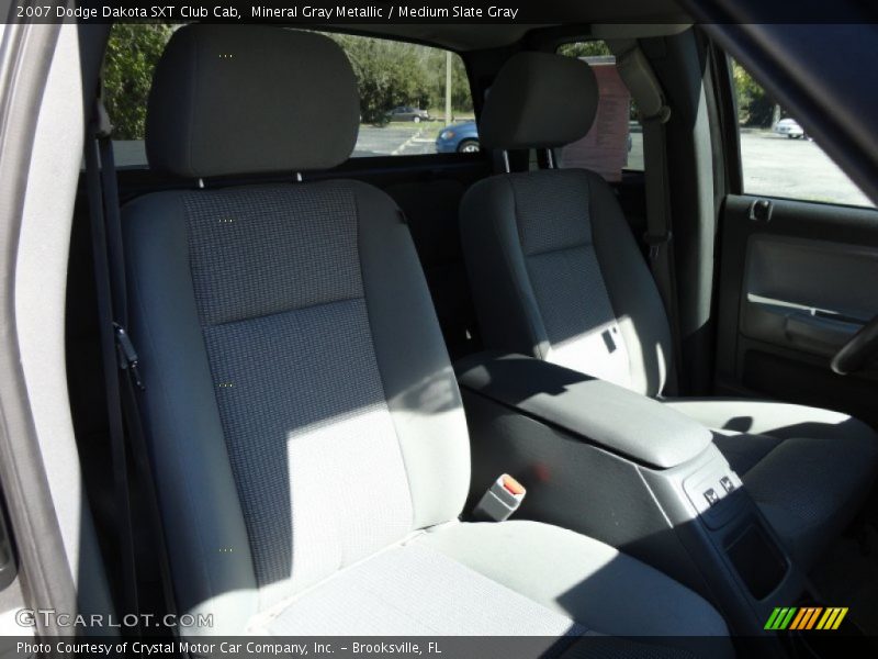 Mineral Gray Metallic / Medium Slate Gray 2007 Dodge Dakota SXT Club Cab
