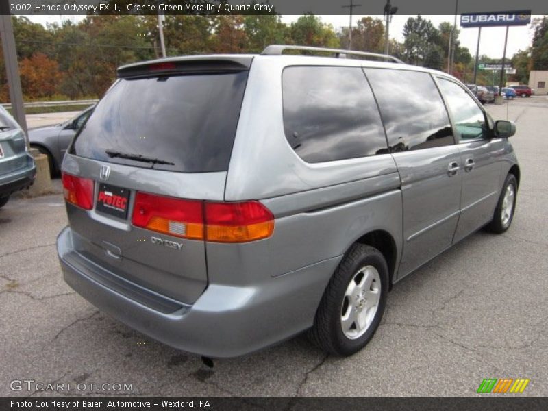 Granite Green Metallic / Quartz Gray 2002 Honda Odyssey EX-L