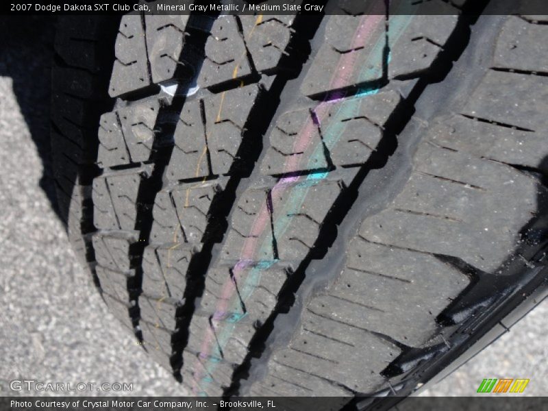 Mineral Gray Metallic / Medium Slate Gray 2007 Dodge Dakota SXT Club Cab