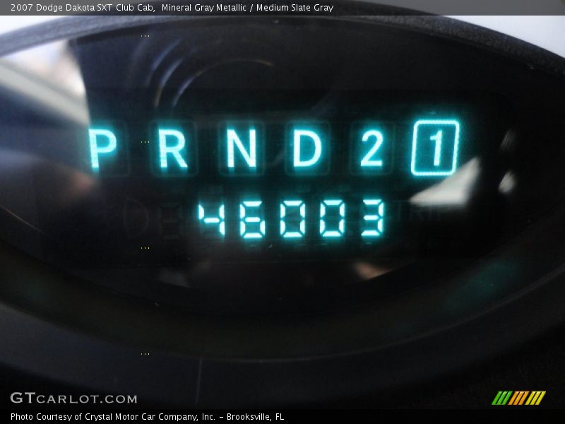 Mineral Gray Metallic / Medium Slate Gray 2007 Dodge Dakota SXT Club Cab