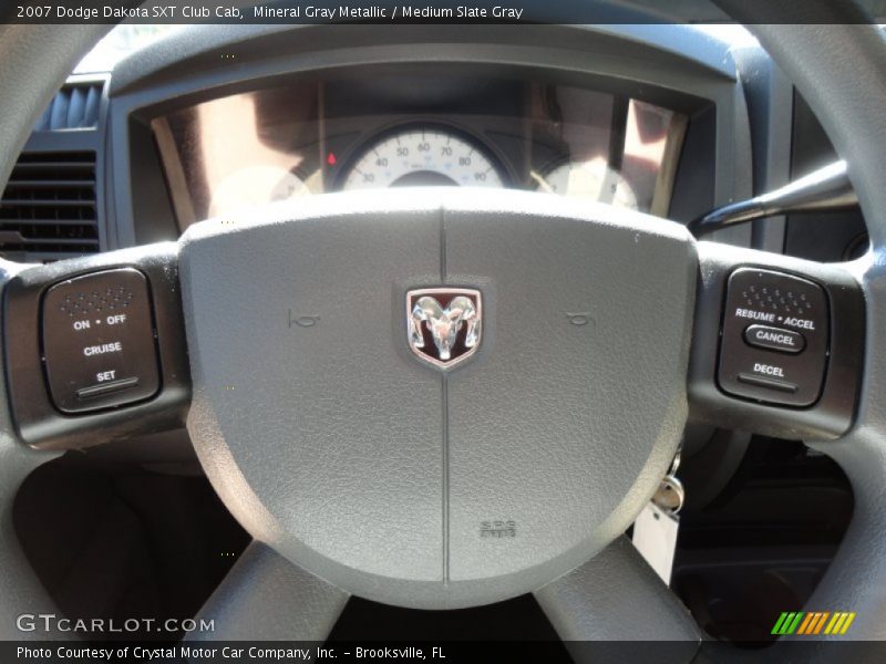 Mineral Gray Metallic / Medium Slate Gray 2007 Dodge Dakota SXT Club Cab