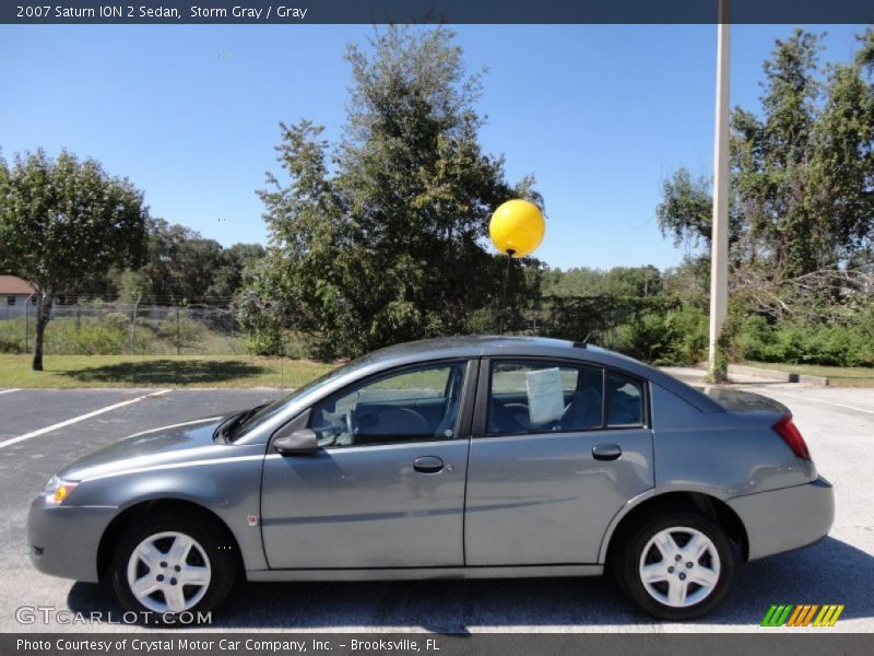 Storm Gray / Gray 2007 Saturn ION 2 Sedan