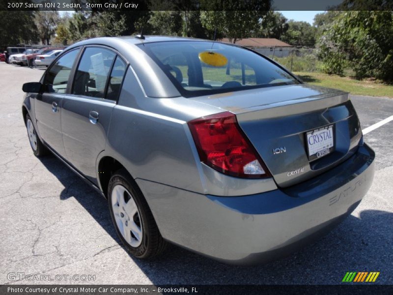 Storm Gray / Gray 2007 Saturn ION 2 Sedan