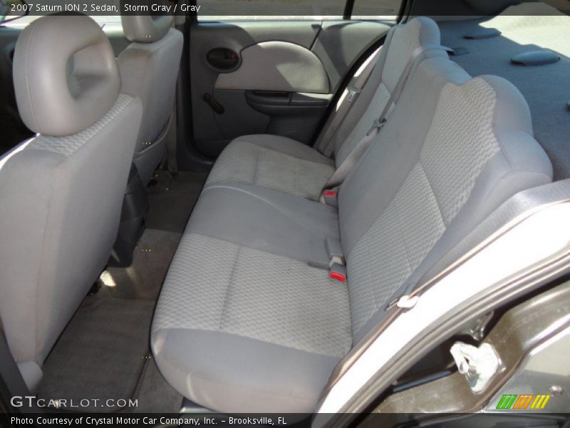 Storm Gray / Gray 2007 Saturn ION 2 Sedan