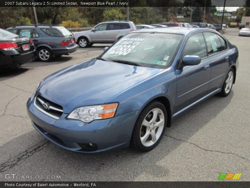 Newport Blue Pearl / Ivory 2007 Subaru Legacy 2.5i Limited Sedan