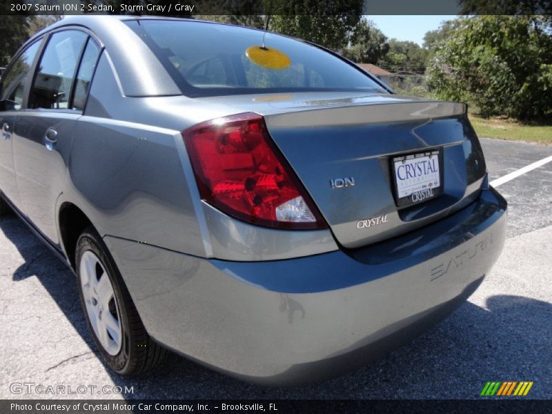 Storm Gray / Gray 2007 Saturn ION 2 Sedan