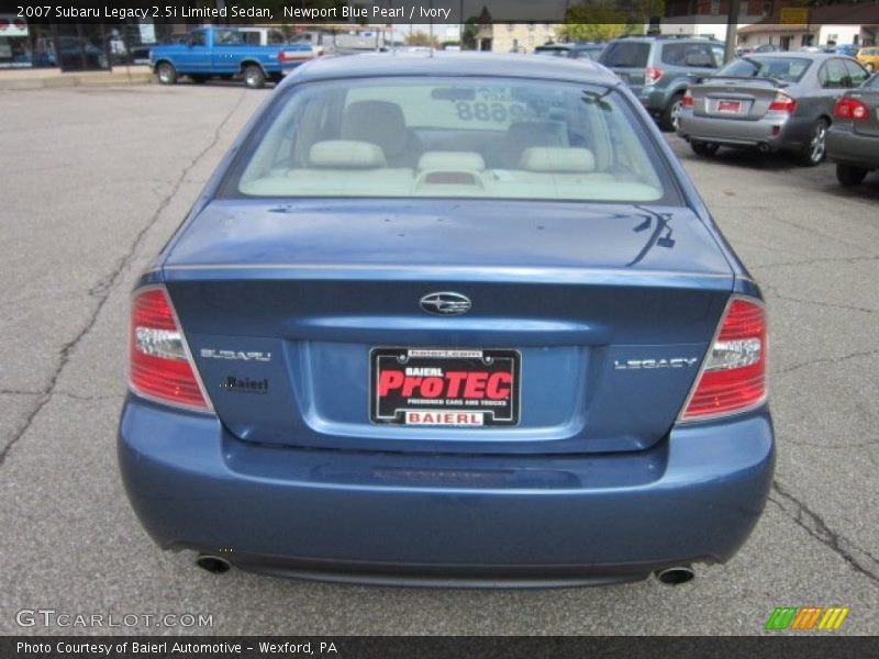 Newport Blue Pearl / Ivory 2007 Subaru Legacy 2.5i Limited Sedan