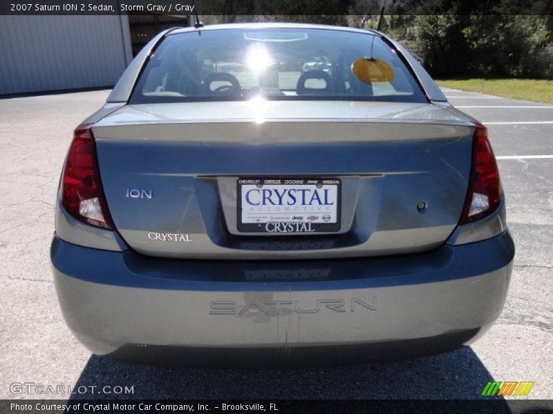 Storm Gray / Gray 2007 Saturn ION 2 Sedan