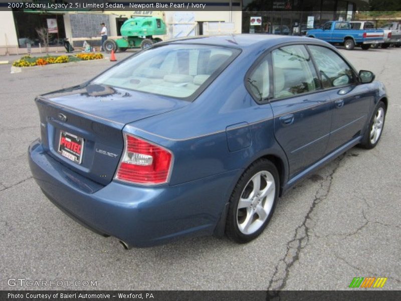 Newport Blue Pearl / Ivory 2007 Subaru Legacy 2.5i Limited Sedan