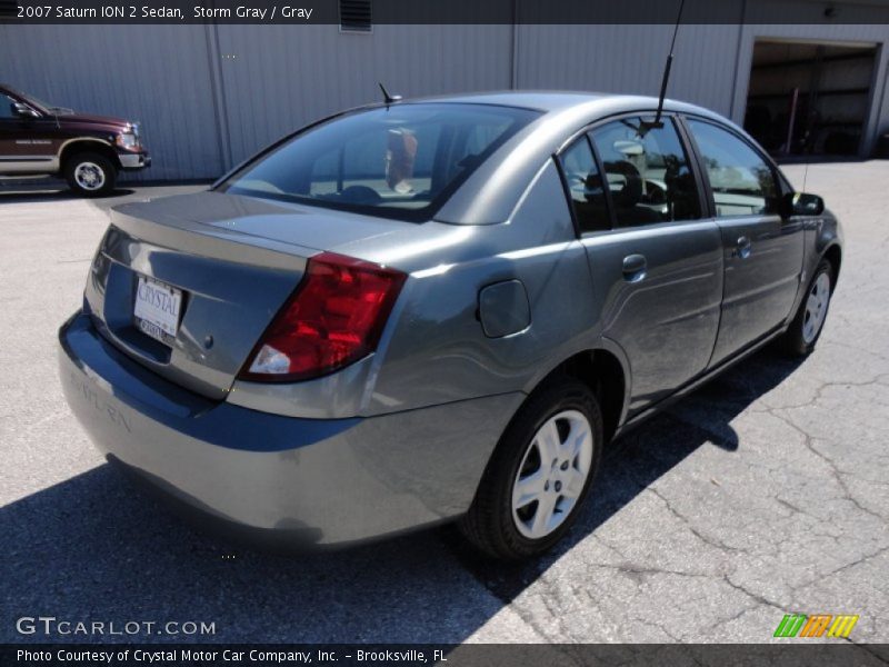 Storm Gray / Gray 2007 Saturn ION 2 Sedan