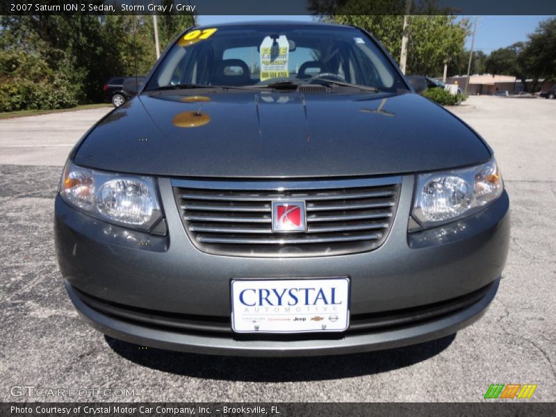 Storm Gray / Gray 2007 Saturn ION 2 Sedan
