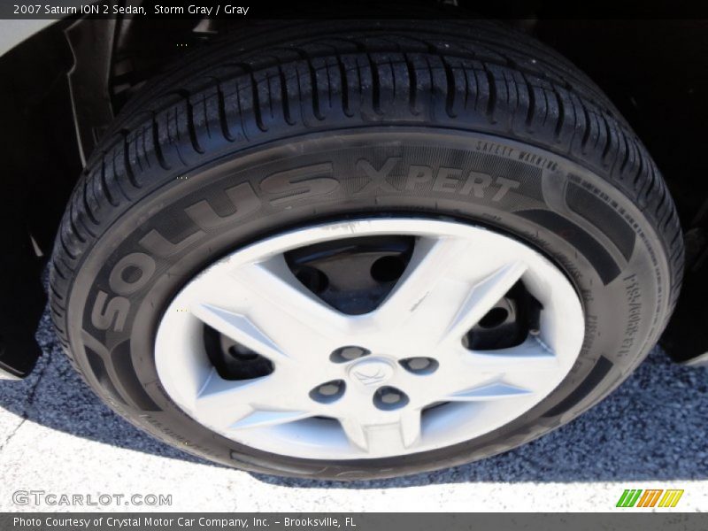 Storm Gray / Gray 2007 Saturn ION 2 Sedan