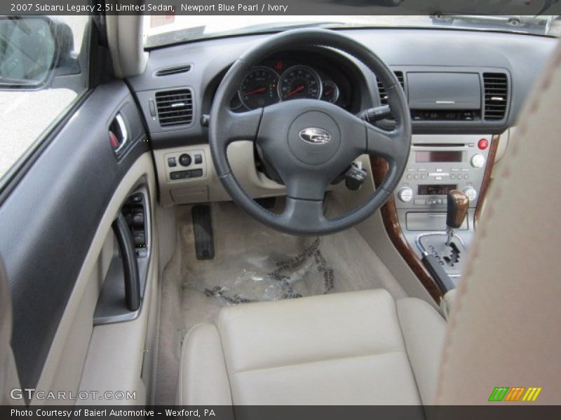 Newport Blue Pearl / Ivory 2007 Subaru Legacy 2.5i Limited Sedan