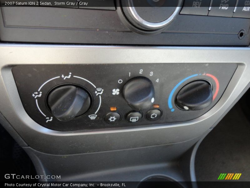 Storm Gray / Gray 2007 Saturn ION 2 Sedan