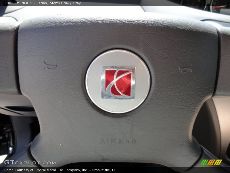 Storm Gray / Gray 2007 Saturn ION 2 Sedan