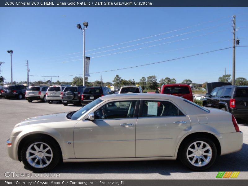 Linen Gold Metallic / Dark Slate Gray/Light Graystone 2006 Chrysler 300 C HEMI