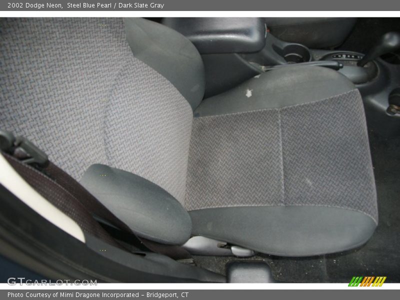 Steel Blue Pearl / Dark Slate Gray 2002 Dodge Neon