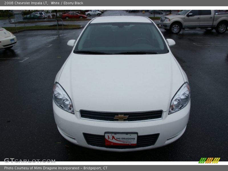 White / Ebony Black 2008 Chevrolet Impala LT