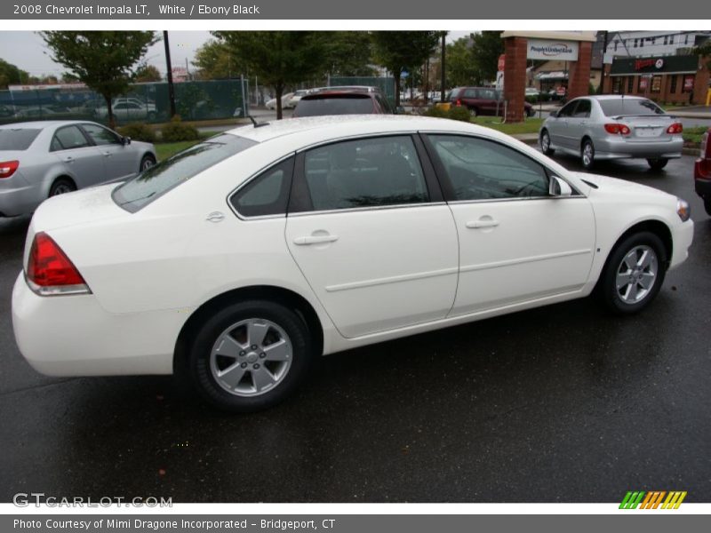White / Ebony Black 2008 Chevrolet Impala LT